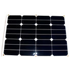 35W 12V Black Flexible Solar Panel, Ultrathin Ultra Lightweight, PERC Mono Solar Cells, for Campers, RVs, Boats,Cam